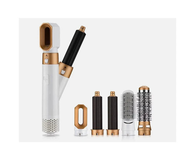5-in-1 Hair Brush Straightener & Curler | فرشاة تصفيف الشعر 5 في 1
