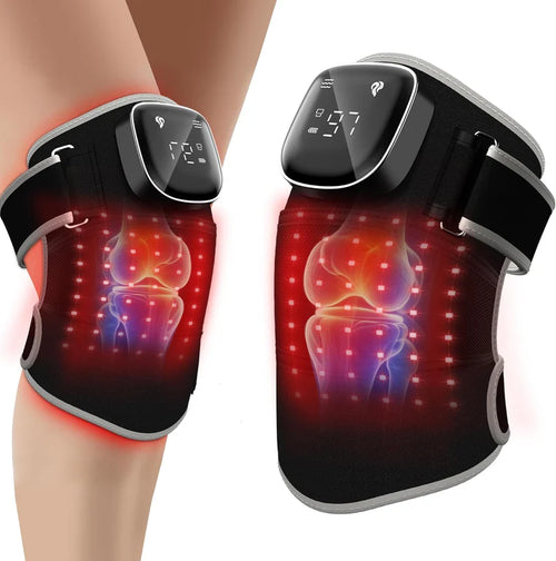 Dual Pack Smart Heated Knee Massager  جهاز تدليك الركبة الحراري الذكي – عبوة مزدوجة