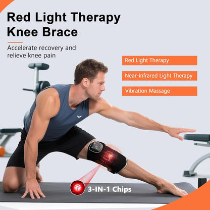 Dual Pack Smart Heated Knee Massager  جهاز تدليك الركبة الحراري الذكي – عبوة مزدوجة
