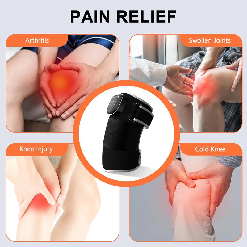 Dual Pack Smart Heated Knee Massager  جهاز تدليك الركبة الحراري الذكي – عبوة مزدوجة