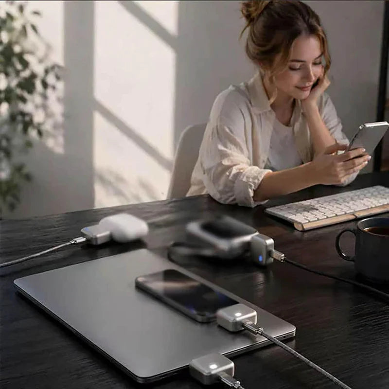 Mini USB-C Power Adapter | محول الطاقة USB-C الصغير باور لينك