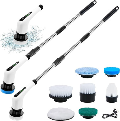 9-in-1 Electric Cleaning Brush فرشاة تنظيف كهربائية 9 في 1
