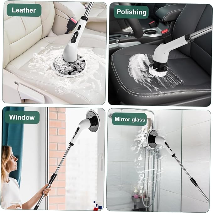 9-in-1 Electric Cleaning Brush فرشاة تنظيف كهربائية 9 في 1