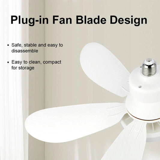 2-in-1 Ceiling Fan & LED Light مروحة سقف وإضاءة LED 2 في 1