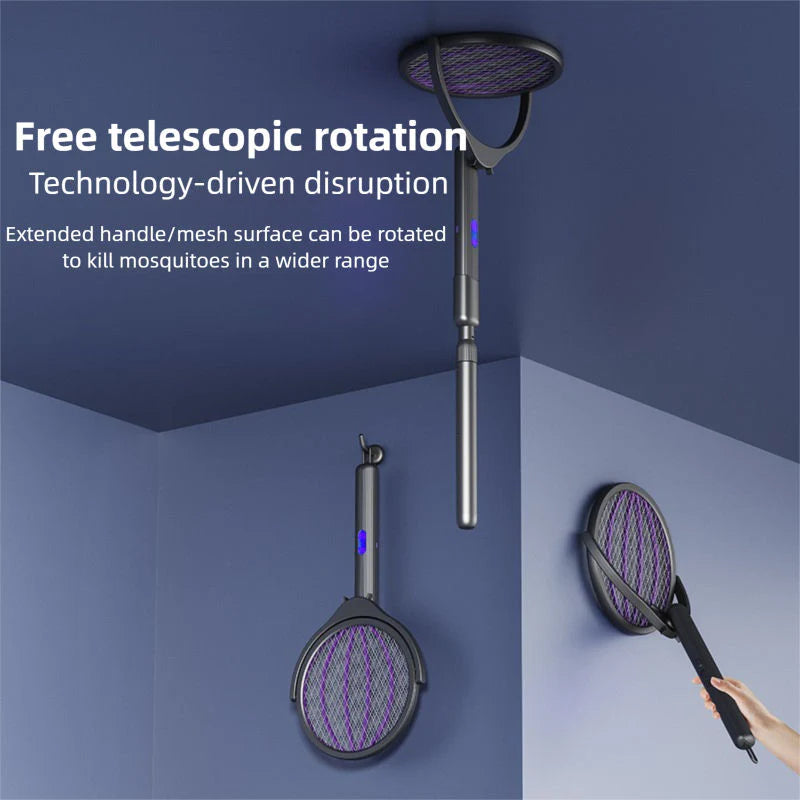 Telescopic Electric Mosquito Swatter | مضرب البعوض الكهربائي التلسكوبي